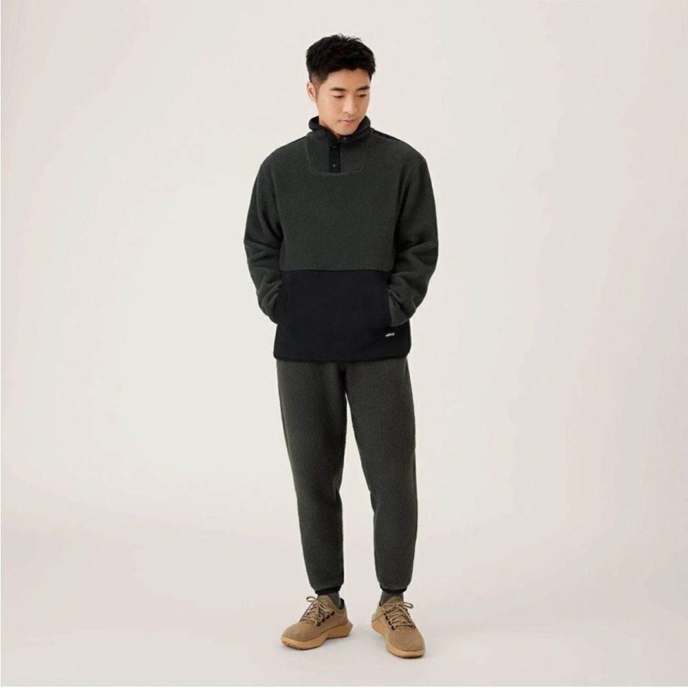 NWT Allbirds Men's (M) Fluff Fleece Pant Joggers in Natural Black Size XS